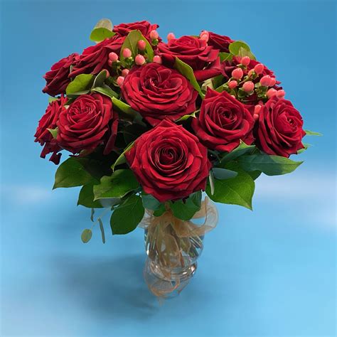 Luxury Dozen Red Rose Bouquet | Brighton Flower Company