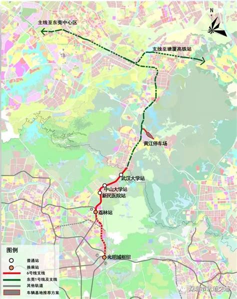 深圳地铁6号线支线工程概况（附线路图）- 深圳本地宝