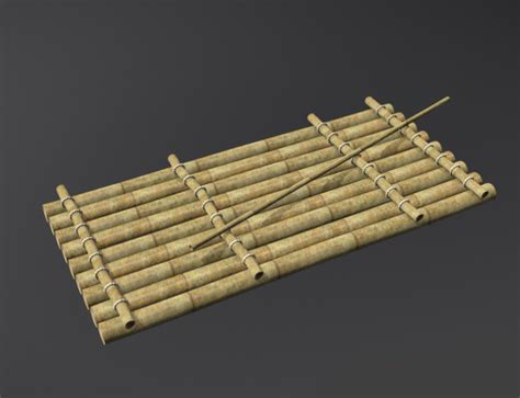 DIY Bamboo raft (Episode 2)小船 小小竹排 一隻精美的竹排手工製作過程（第2集）刨竹篇 - YouTube