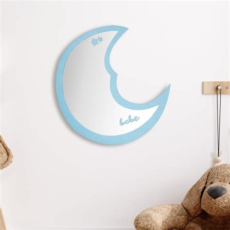 Buy Corsica Slate Kids Wood Moon Mirror - 30x26cm from Corsica by Home ...