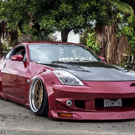 Download wallpaper nissan, wheels, gold, 350z, tuning, section nissan ...