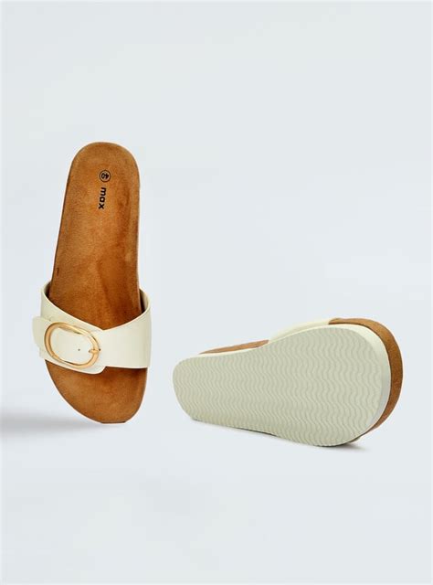 Buy Women Colourblocked Flat Sandals with Buckle Online at just Rs. 799 ...