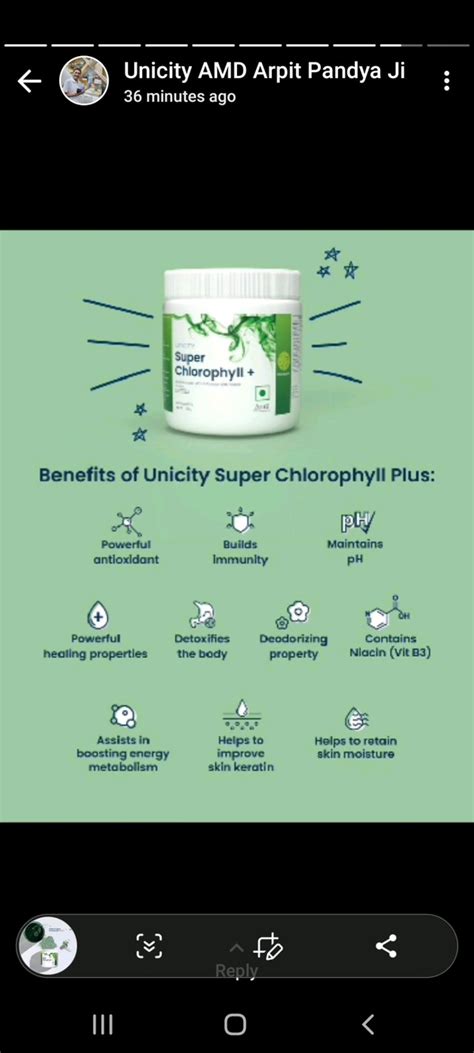 UNICITY PREMIUM PLUS SUPER CHLOROPHYLL