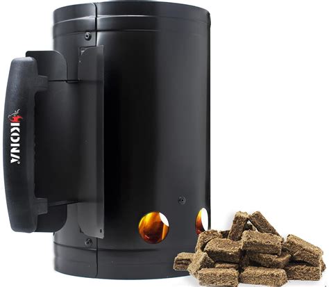Amazon.com : Flash/Fire Charcoal Chimney Starter - 10 Minute Ready Time ...
