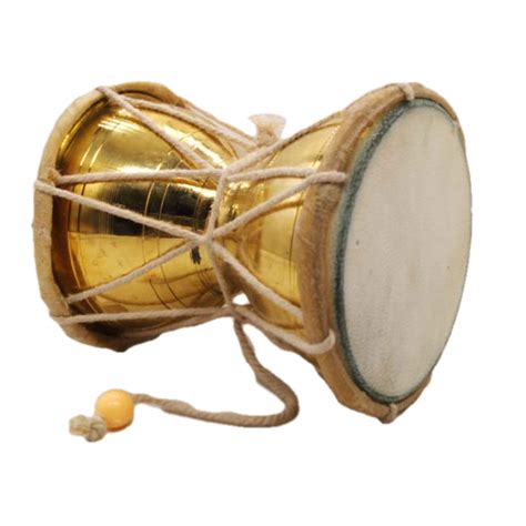 India Meets India Handmade Kids cm 10.16 cm (4") Damroo Shiva Damru ...