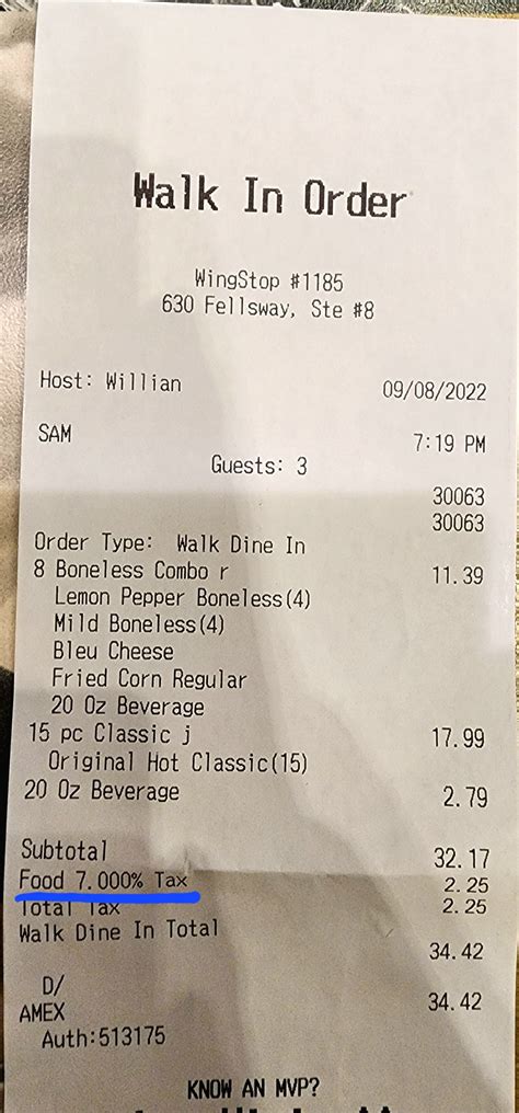 Food tax 7%? : r/boston