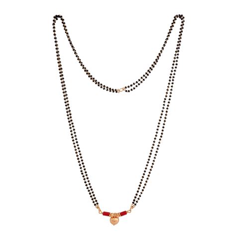 Buy Radha's Creations COPPER Mangalsutra karimani 30" with vati FOR ...