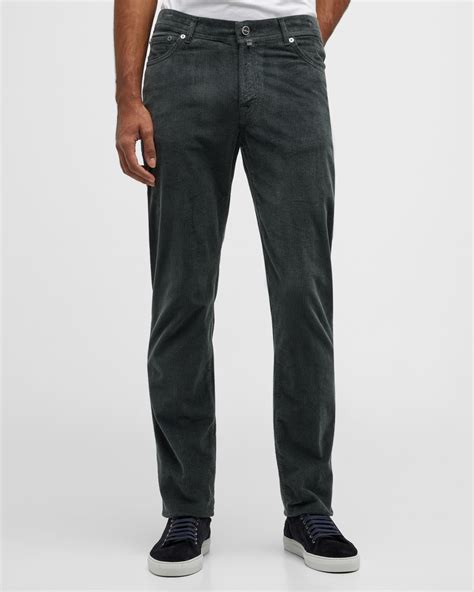 Marco Pescarolo Men's Cashmere Stretch 5-Pocket Pants | Neiman Marcus