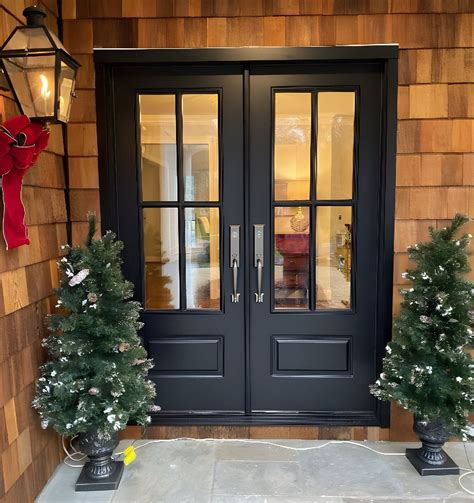 Custom Classic French Farmhouse 4 Lite Double Doors | Double french ...