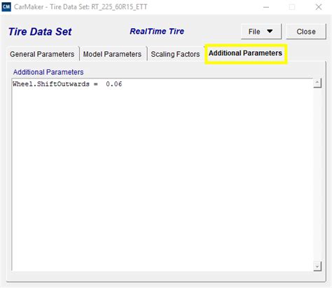 I want to change the lateral position of a wheel tread to simulate a ...