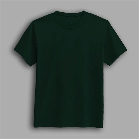 Bottle green color round neck half sleeve t-shirt - Specialized T-Shirt ...