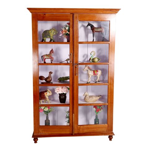 Elegant 5-Shelf Teak Wood Cabinet | Premium Storage Solution – Woodshala