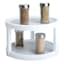 2-Tier White & Grey Lazy Susan