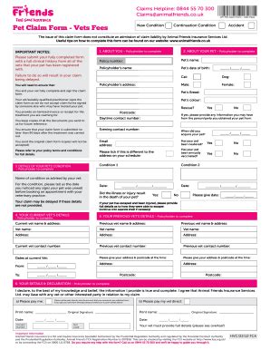 UK HVC2212 FCA - Blank Fillable Template | Fill Out, Print & Download ...