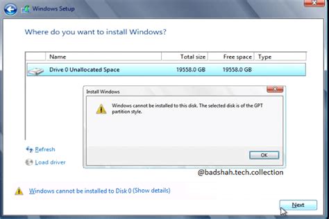 Windows Cannot Install GPT 的图像结果