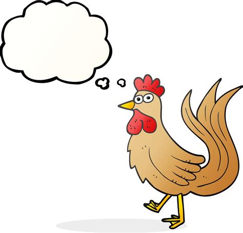 freehand drawn thought bubble cartoon cock 11183227 Vector Art at Vecteezy