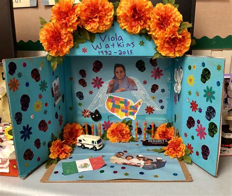 Dia De Los Muertos Altar School Project