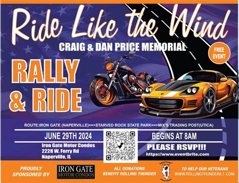 Rally & Ride - Craig & Dan Price Memorial, Iron Gate Motor Condos ...
