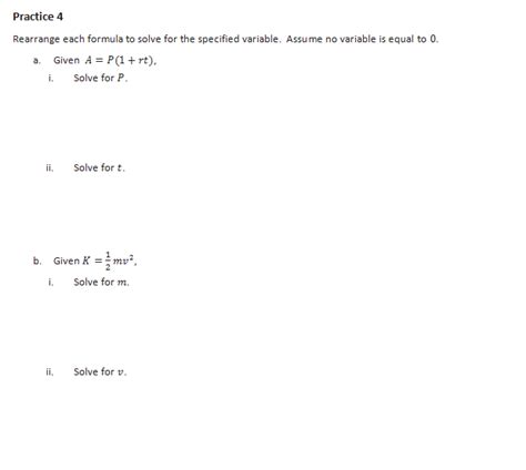 Image result for Rearranging Formulas Math