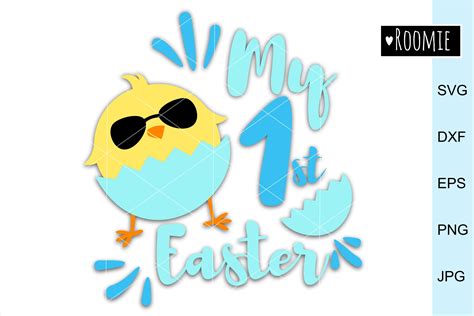 My First Easter BOY Svg, Baby 1st Easter Graphic by roomie · Creative ...