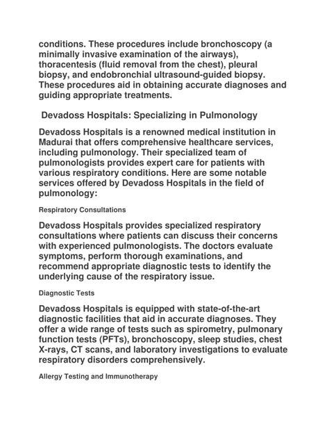 PPT - A Comprehensive Guide to Pulmonology and Lung Specialists in ...