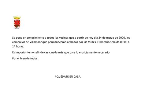 HORARIO COMERCIOS