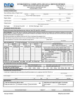 2012 Form OK DEQ 641-581SP - Blank Fillable Template | Fill Out, Print ...
