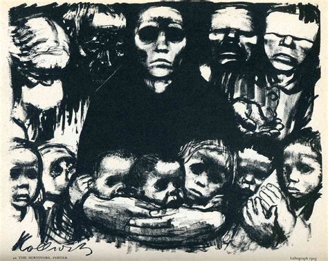 Mother with Child (1933) by Kathe Kollwitz - Artchive