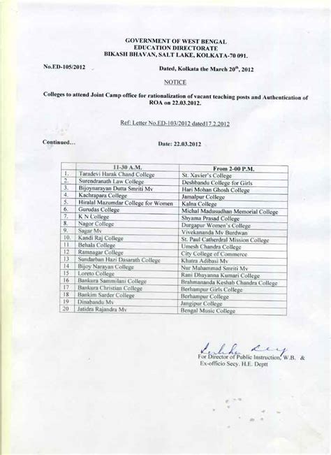 All Bengal Principals' Council, Official Website