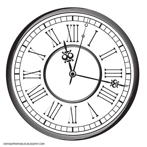 clock face clipart - Yahoo Search Results | Horloge dessin, Horloge ...