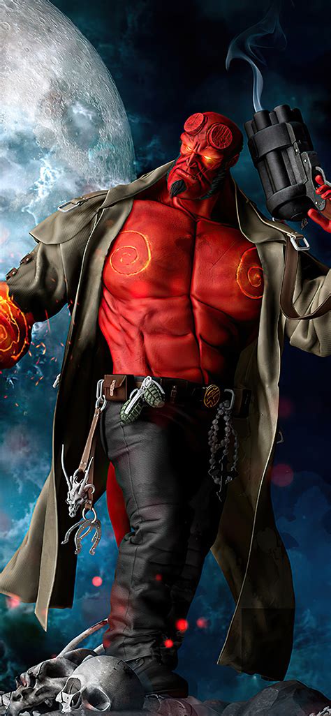 1125x2436 Hellboy The Right Hand Of Doom 4k Iphone XS,Iphone 10,Iphone ...