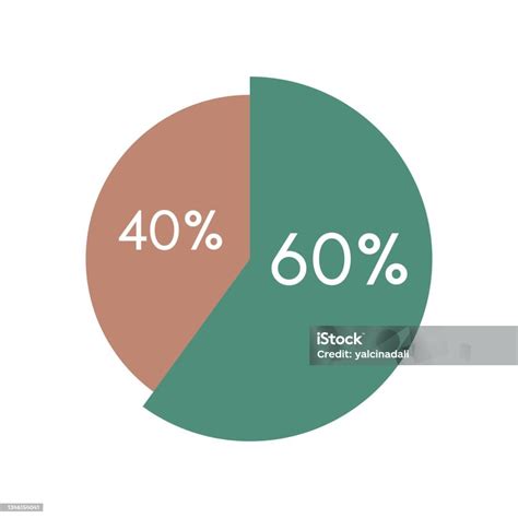 Colorful Pie Chart Circle Percentage Diagram Infographic Vector ...