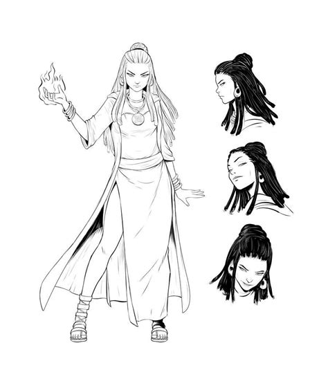 Character Design Sheet LINE ART ONLY | Freelancer