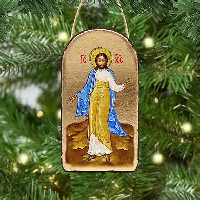 G.Debrekht Jesus Religious Christian Sacred Icon Ornament Inspirational ...