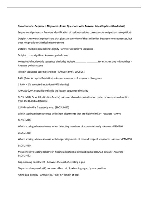 Image result for Bioinformatics Questions