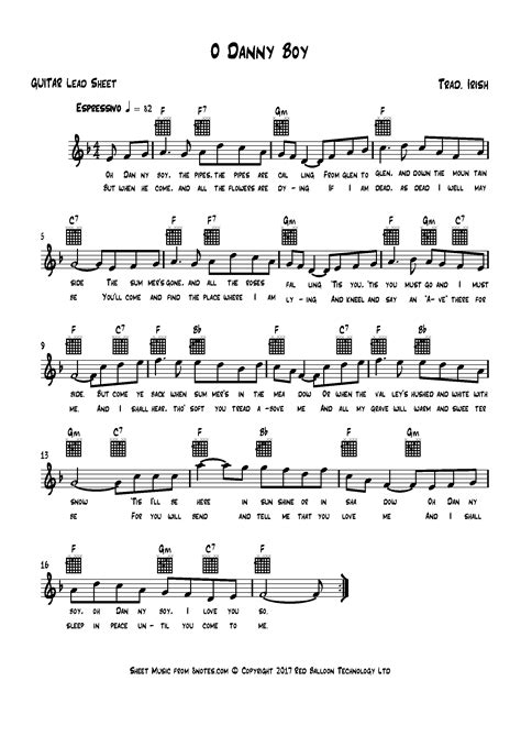 Ukulele Chords For Danny Boy at Richard Rentas blog