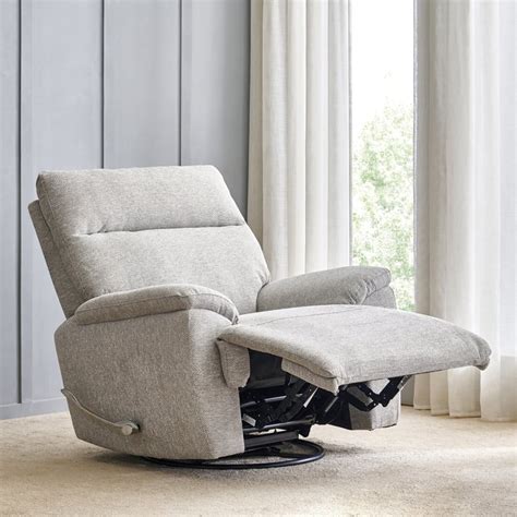 Buy Highlander Fabric 1-Seater Swivel Recliner - Grey from Home Centre ...