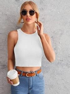 TUSI Casual Solid Women White Top - Buy TUSI Casual Solid Women White ...