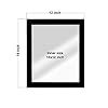 Buy ART STREET Decorative Wall Mirror Black Flat Small Size/Looking ...