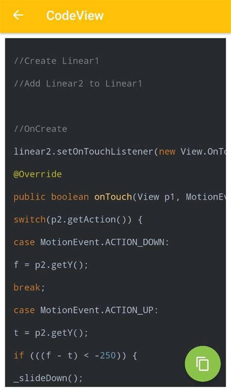 Sketchub • CodeView Example