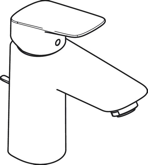 hansgrohe Washbasin mixers: Logis, Single lever basin mixer 100 ...