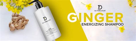 De Fabulous Ginger Energizing Shampoo, 250ml | Sulphate-Free pH ...