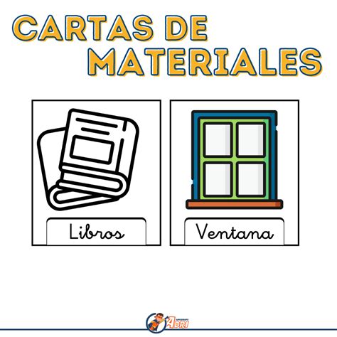 Cartas de materiales - Aula en Juego