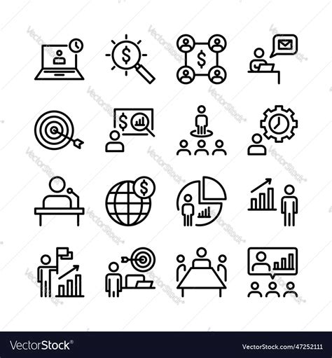 Vector Business Icon Set 的图像结果