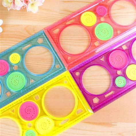 Creative Gift Designer Spiral Spirograph Geometric Ruler Drafting Tool ...