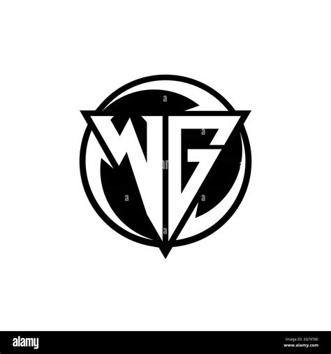 Initial WG Letter Linked Logo. Creative Letter WG Logo Design Vector ...