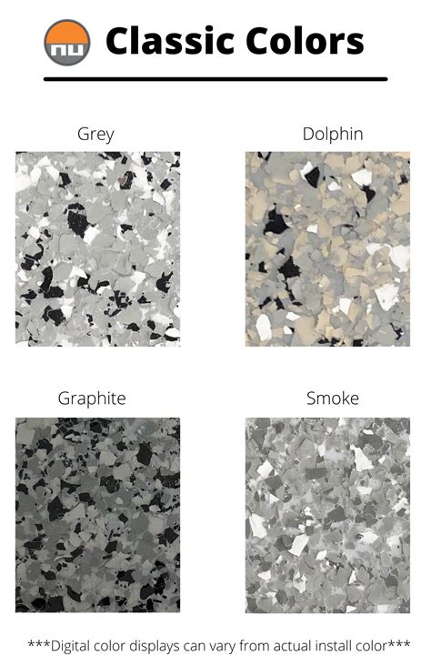 Epoxy Garage Floor Color Chart at Joyce Collins blog