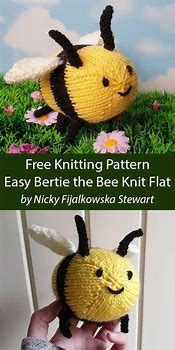 Image result for Bee Knitting Patterns Free