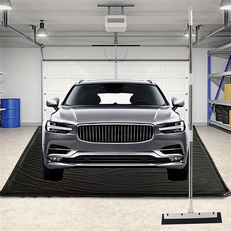 Garage Floor Containment Mat, 7’9” x 18’, Non-Slip&Liquid Proof Containment Mat for Garage Floor ...