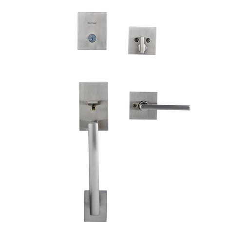 Kwikset Signature Series San Clemente Satin Nickel Single Deadbolt ...